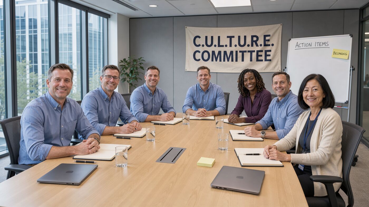 Members of the C.U.L.T.U.R.E. Committee at their quarterly meeting.