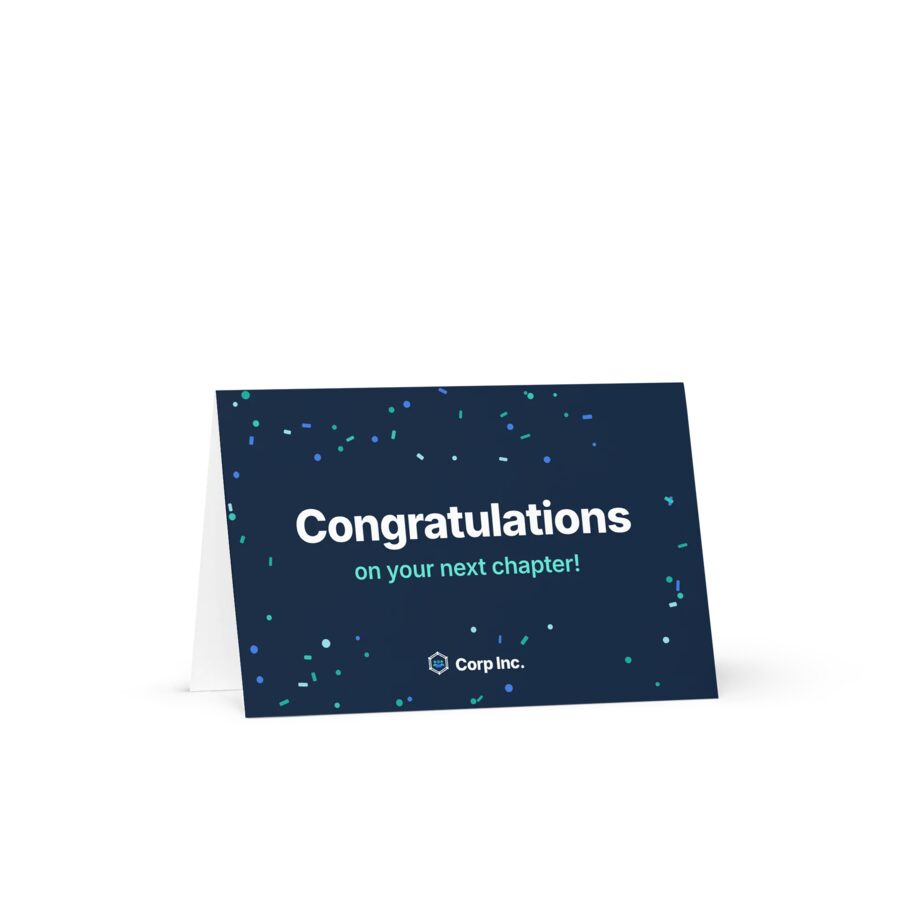 Next Chapter Farewell Card