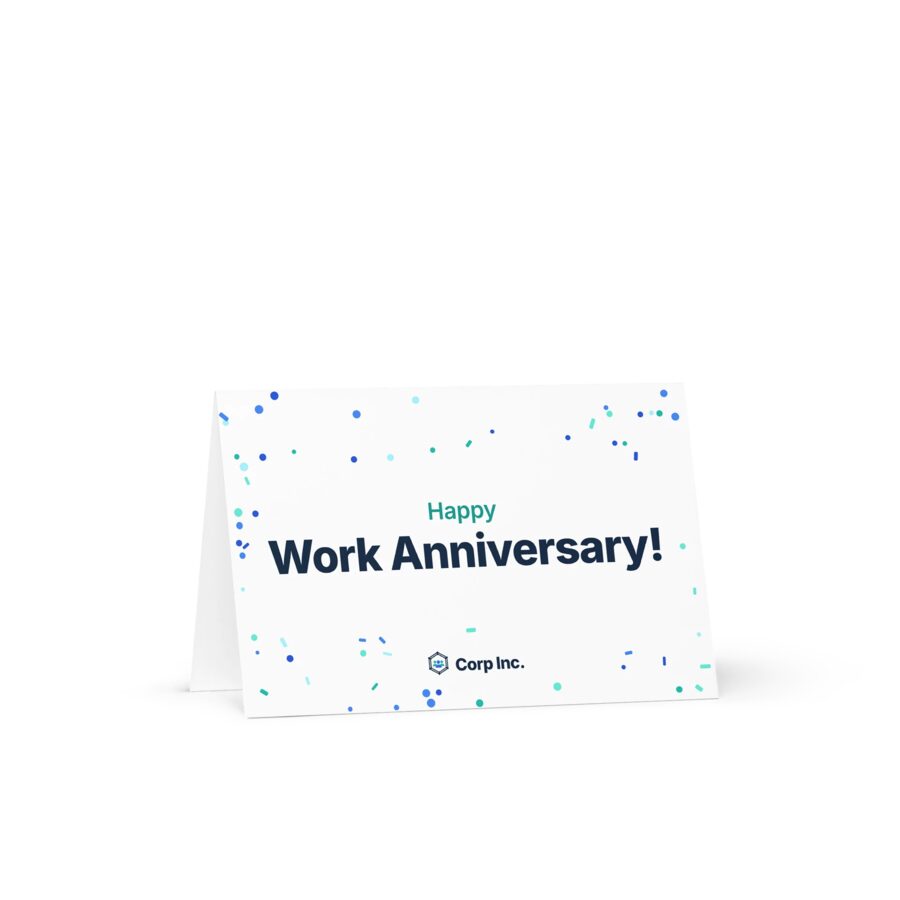 Work Anniversary Card